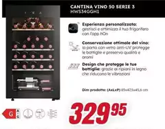 Hoover - Cantina Vino 50 Serie 3 HWS34GH 1 Hoover - Cantina Vino 50 Serie 3 HWS34GH 1