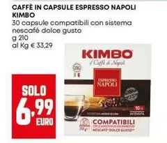 Kimbo - Caffè In Capsule Espresso Napoli