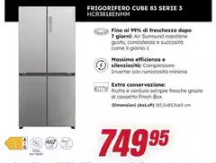 Samsung - Frigorifero Cube 83 Serie 3 HCR3818ENmmm