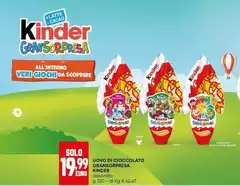 Kinder - Uova Di Gioccolato Gransorpresa