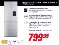 LG - Frigorifero French Door 70 Serie 5 HFR57196WMG