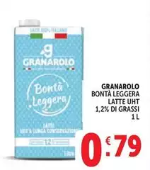Granarolo - Bonta Leggera Latte UHT 1,2% Di Grassi