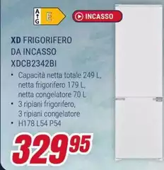 Frigorifero Da Incasso XDCB2342BI