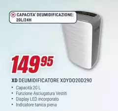 Xd Deumidificatore Xdydo20d290