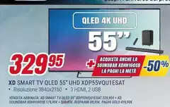 Solo - Smart Tv Qled 55" Uhd 55vcu115at