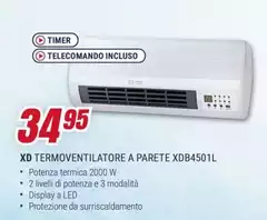 Termoventilatore A Parete XDB4501L