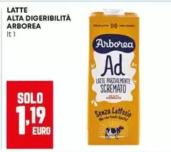 Arborea - Latte Alta Digeribilità