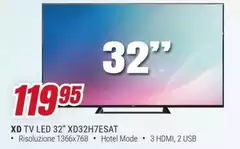 Tv Led 32" Xd32h7esat