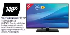 Telefunken - Smart Tv 32" TE32759509KDW4D Telefunken - Smart Tv 32" TE32759509KDW4D