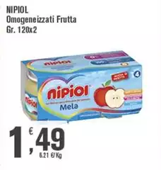 Nipiol - Omogeneizzati Frutta