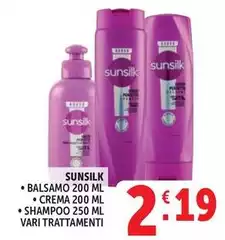 Sunsilk - Balsamo/ Crema/ Shampoo Sunsilk - Balsamo/ Crema/ Shampoo