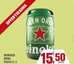 Heineken - Birra Fusto