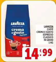 Lavazza - Caffè Crema E Gusto Espresso Classico In Grani