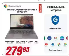 Lenovo - Chromebook IdeaPad 3 82N4004DIX Lenovo - Chromebook IdeaPad 3 82N4004DIX