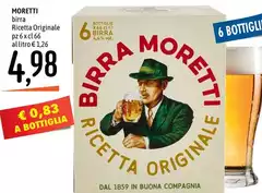 Moretti - Birra Ricetta Originale Moretti - Birra Ricetta Originale