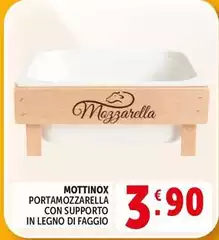 Portamozzarella Con Supporto In Legno Di Faggio Portamozzarella Con Supporto In Legno Di Faggio