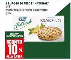 La vis - 2 Burger Di Pesce "Natural"