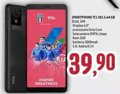 TCL - Smartphone 5012+64 GB Dual Sim