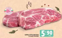 Coppa A Fette Con Osso Di Suino Italiano Coppa A Fette Con Osso Di Suino Italiano