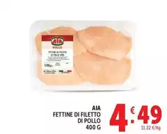 Aia - Fettine Di Filetto Di Pollo Aia - Fettine Di Filetto Di Pollo