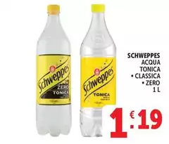 Schweppes - Acqua Tonica Classica/Zero