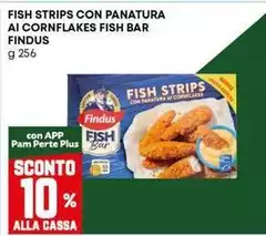 Findus - Fish Strips Con Panatura Ai Cornflakes Fish Bar Findus - Fish Strips Con Panatura Ai Cornflakes Fish Bar