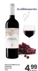 Vino DOP Primitivo Di Manduria Piao Oled Piao