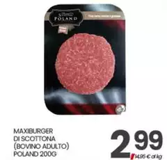 Maxiburger Di Scottona (Bovino Adulto) Poland 200g