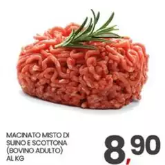 Macinato Misto Di Suino E Scottona (Bovino Adulto)