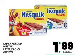 Nestlè - Snack Nesquik Latte/cacao
