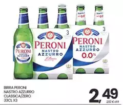 Peroni - Birra Nastro Azzurro Classica/Zero
