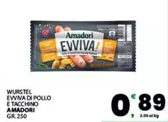 Amadori - Wurstel Eviva Di Pollo E Tacchino Amadori - Wurstel Eviva Di Pollo E Tacchino
