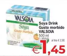Valsoia - Soya Drink Gusto Morbido Valsoia - Soya Drink Gusto Morbido