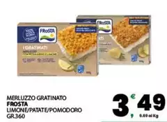 Frosta - Merluzzo Gratinato Limone/Patate/Pomodoro