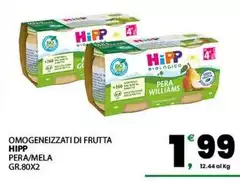 Hipp - Omogeneizzati Di Frutta Pera/Mela