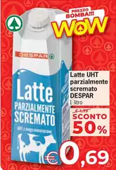 Wow! - Latte UHT Parzialmente Scremato Wow! - Latte UHT Parzialmente Scremato