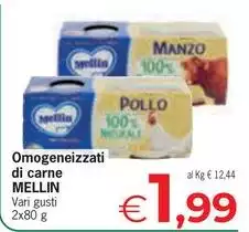 Mellin - Omogeneizzati Di Carne Mellin - Omogeneizzati Di Carne