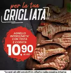 Agnello Intero/Meta' Con Testa E Corata