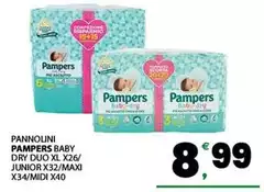 Pampers - Pannolini Baby Dry Duo/Junior/Maxi