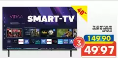 Hisense - Tv Led 40" Full Hd Smart Tv Inox70