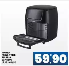 Improve - Forno Friggitrice Ad Aria  Lt. 12 Imp650