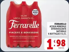 Ferrarelle - Acqua Minerale Effervescente Naturale Ferrarelle - Acqua Minerale Effervescente Naturale
