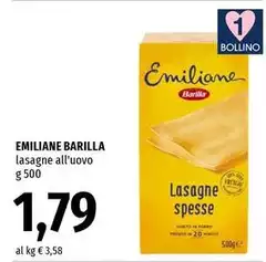Barilla emiliane - Lasagne All'Uovo