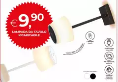 Lampada Da Tavolo Ricaricabile