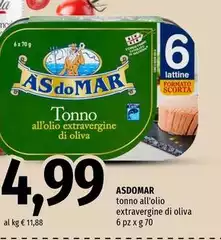 Asdomar - Tonno All'Olio Extra Vergine Di Oliva