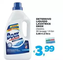 Deox - Detersivo Liquido Lavatrice Deox - Detersivo Liquido Lavatrice
