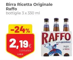 Raffo - Birra Ricetta Originale Raffo - Birra Ricetta Originale