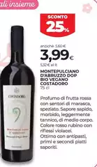 Montepulciano D'Abruzzo DOP Bio Vegano Montepulciano D'Abruzzo DOP Bio Vegano