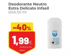 Infasil - Deodorante Neutro Extra Delicato