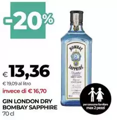 Bombay saphire - Gin London Dry